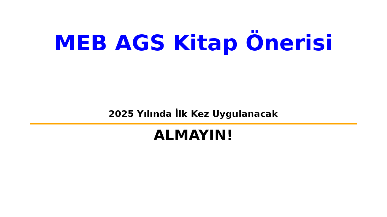 meb ags kitap onerisi