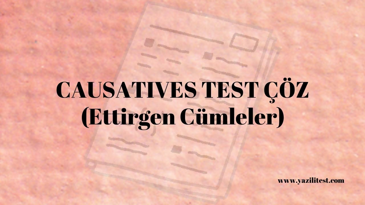 causative test coz